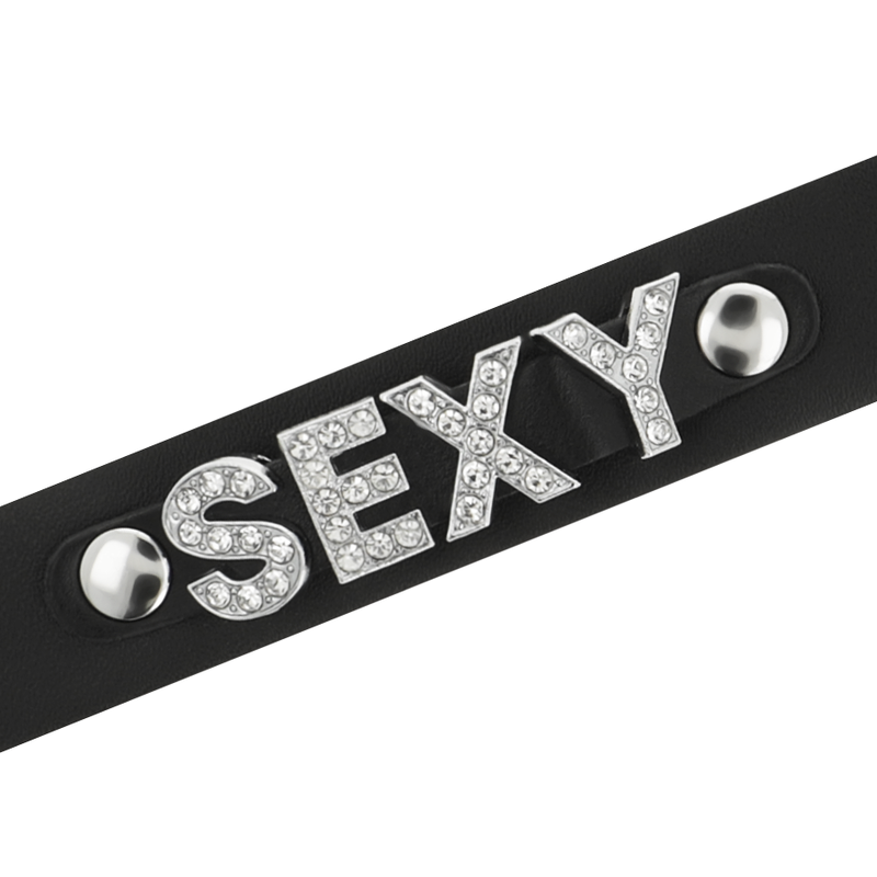 ras de cou sexy en cuir végan réglable Coquette Chic Desire 4