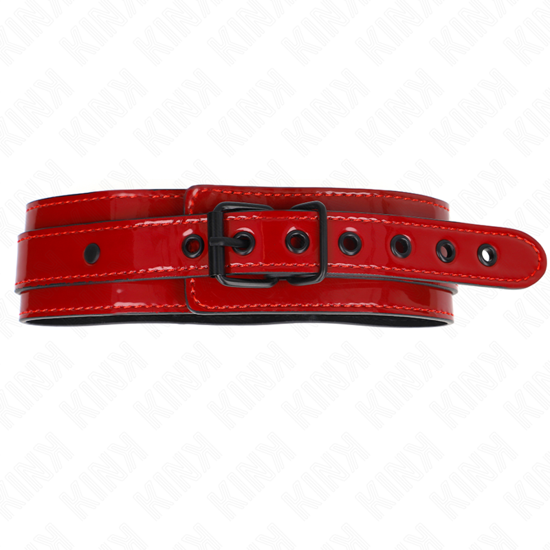 collier ajustable rouge vin 37,5-49,5 cm x 5 cm Kink 3