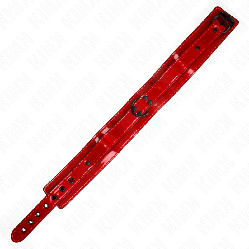 collier ajustable rouge vin 37,5-49,5 cm x 5 cm Kink 5
