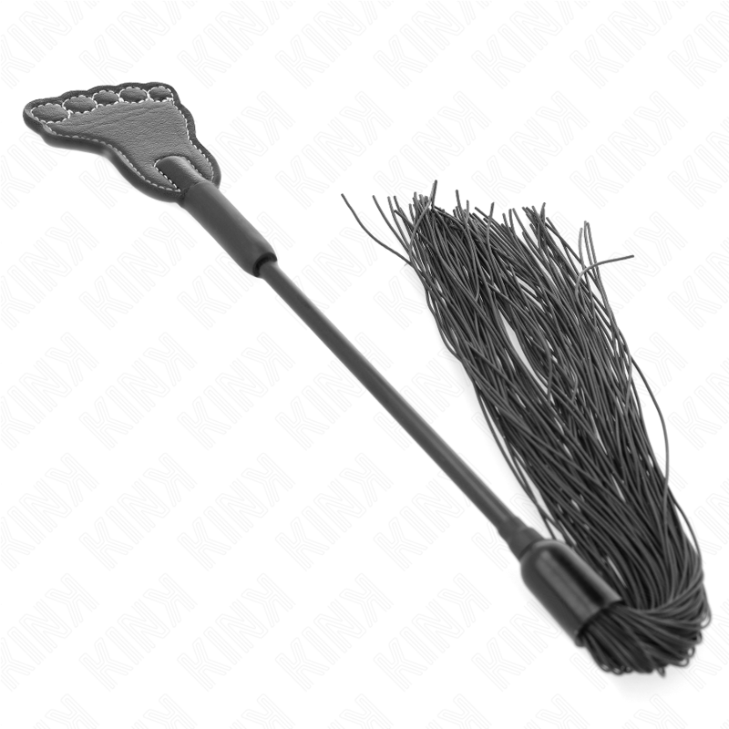 pagaie en forme de pied avec fouet à gland 31 cm Kink 2