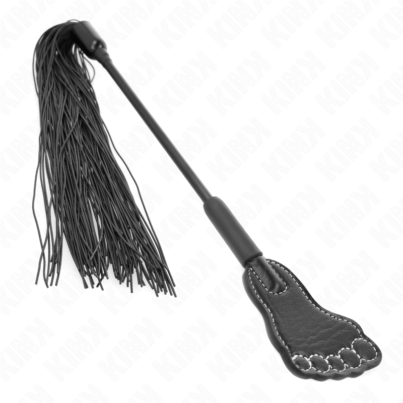 pagaie en forme de pied avec fouet à gland 31 cm Kink 5
