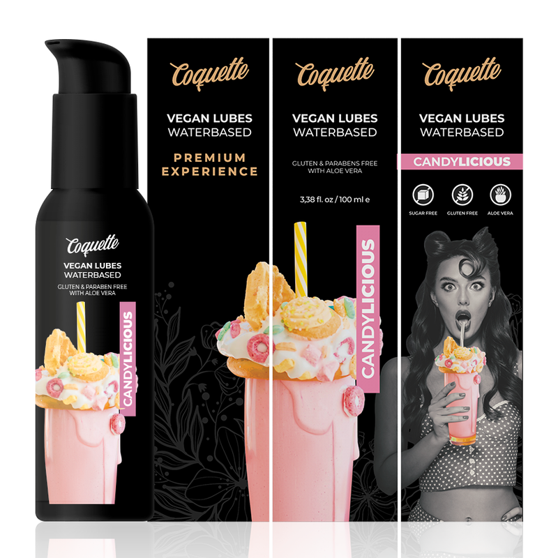 lubrifiant vegan saveur candylicious 100 ml Coquette Chic Desire 3