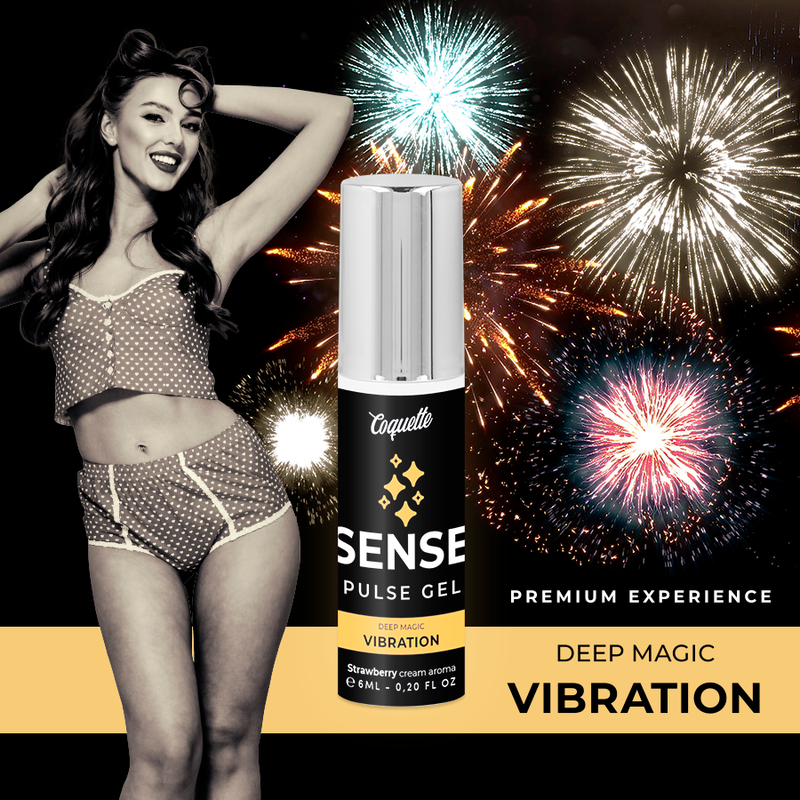 gel vibrant effet pulsation saveur fraise 6 ml Coquette Chic Desire 3