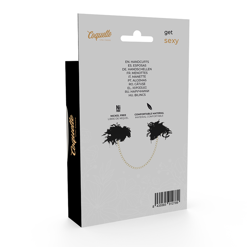 menottes en métal de luxe sans nickel Coquette Chic Desire 7