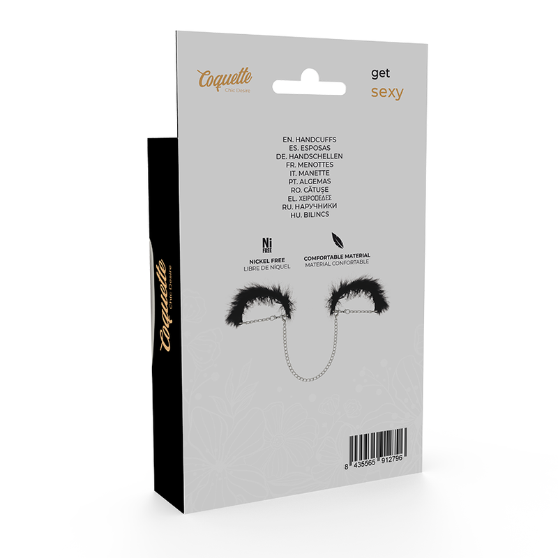 menottes en métal fetish deluxe sans nickel Coquette Chic Desire 7