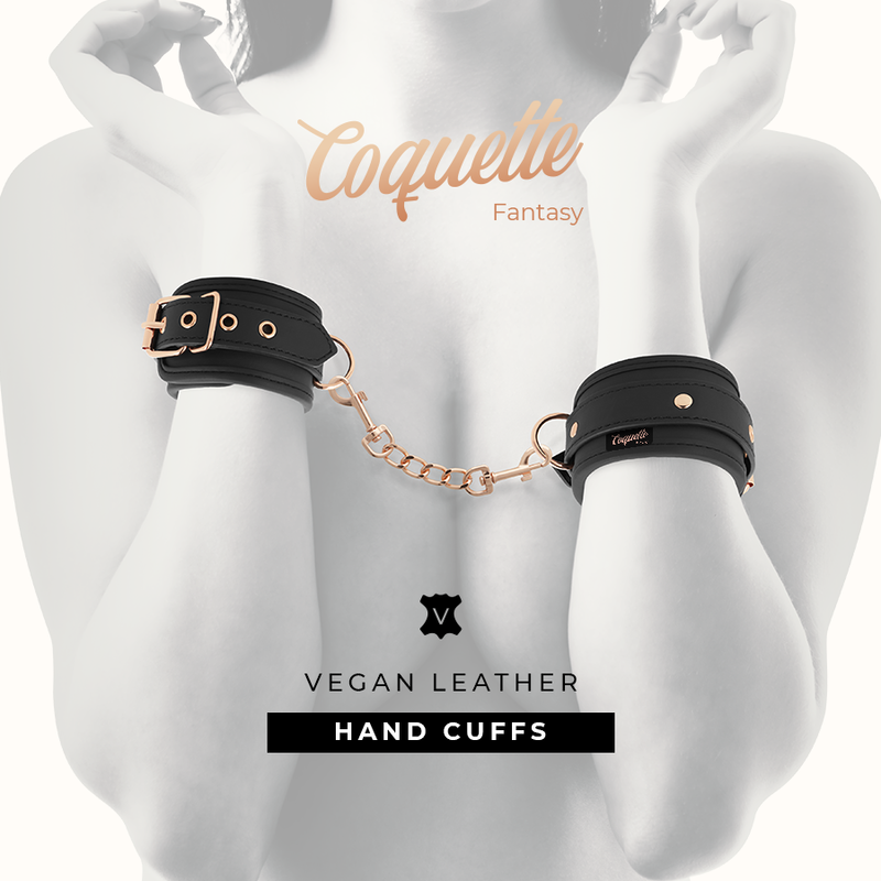 menottes en cuir végan doublure néoprène Coquette Chic Desire Fantasy 2
