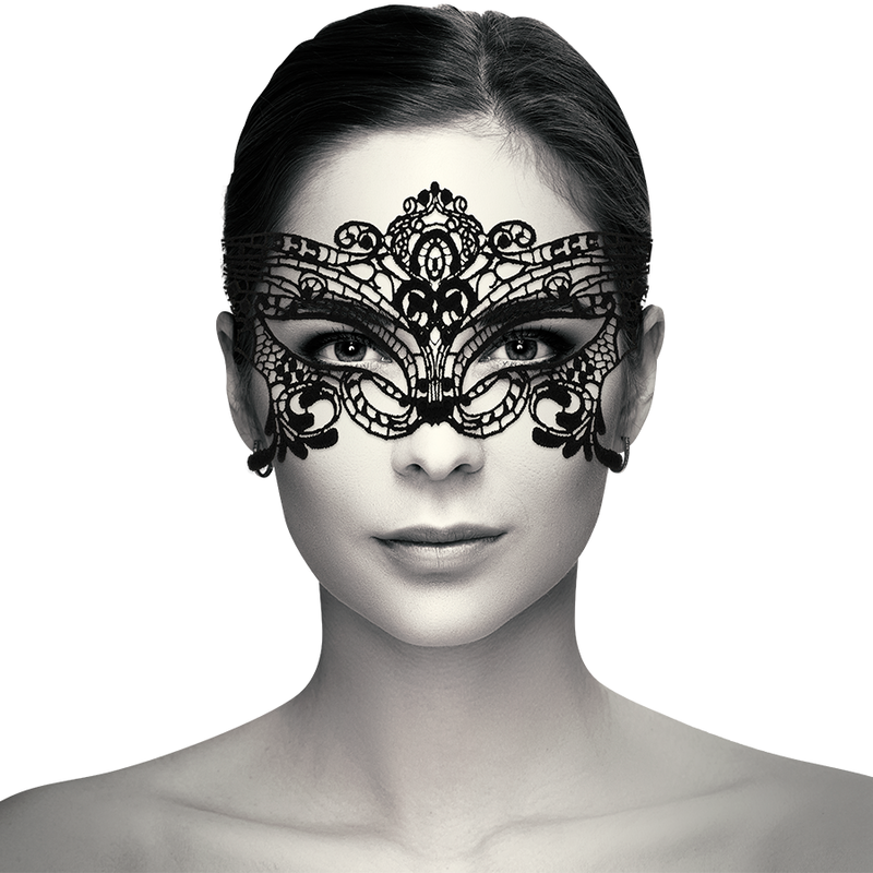 masque pour les yeux large en dentelle noire Coquette Chic Desire 2