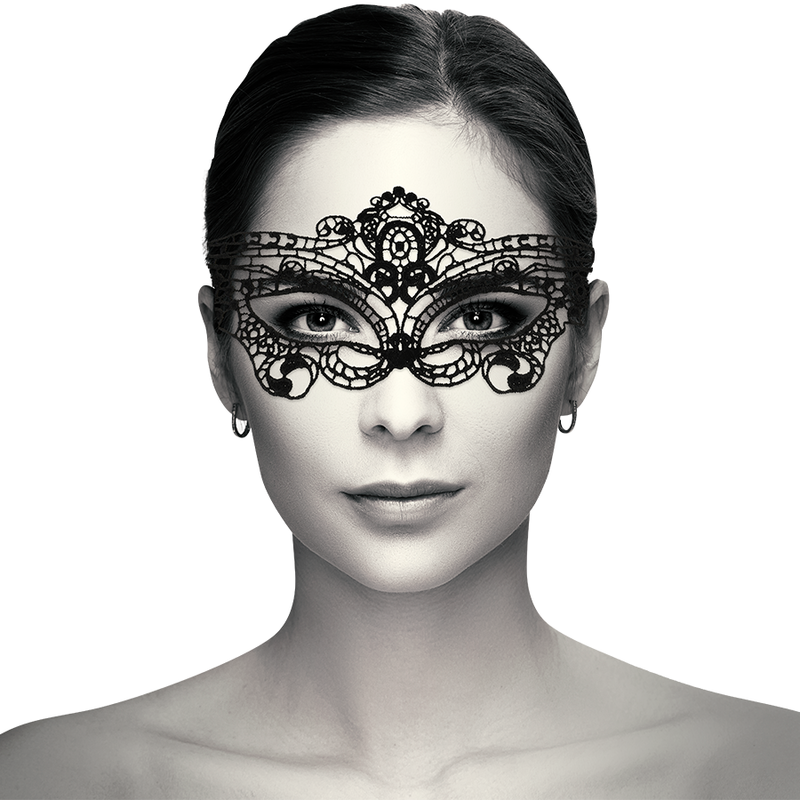 masque pour les yeux fin en dentelle noire Coquette Chic Desire 2