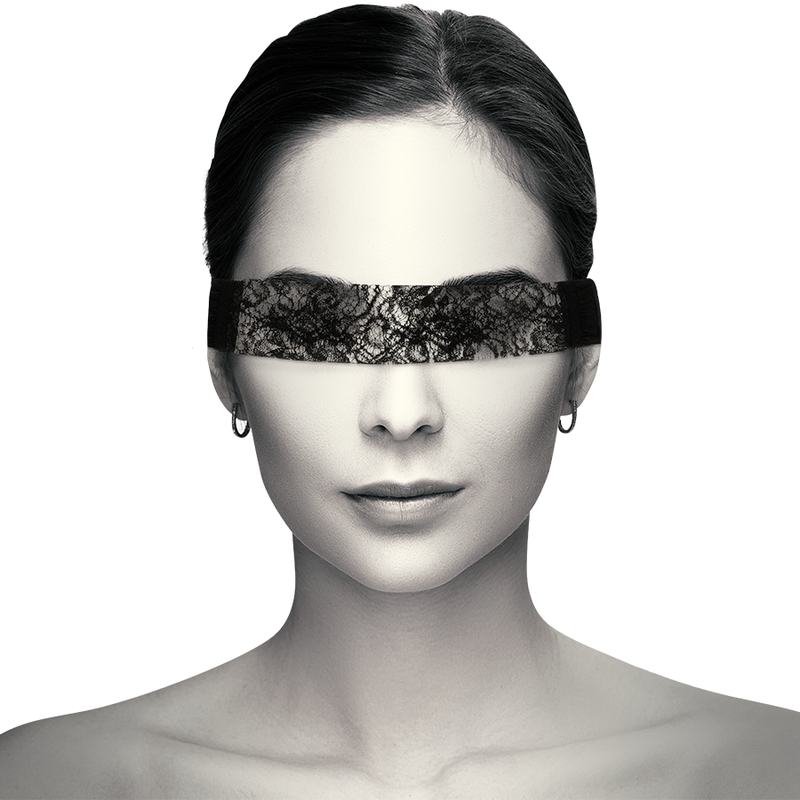 masque pour les yeux en dentelle noire avec ruban Coquette Chic Desire 2