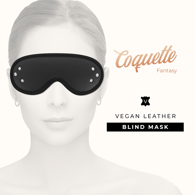 masque pour les yeux en cuir végan doublure néoprène Coquette Chic Desire Fantasy 2