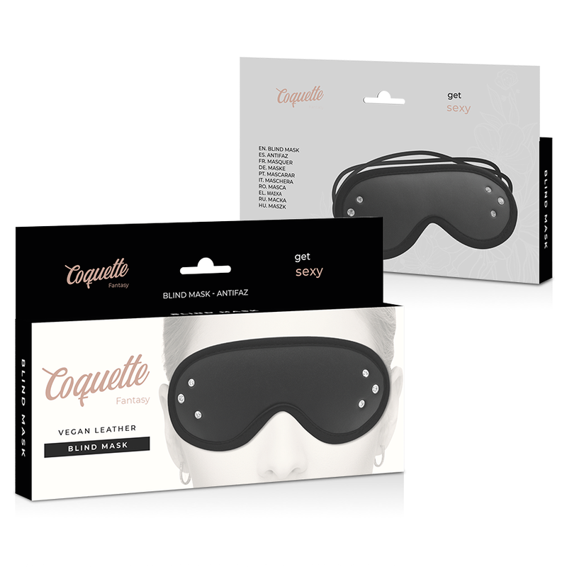 masque pour les yeux en cuir végan doublure néoprène Coquette Chic Desire Fantasy 6