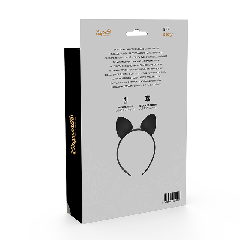 serre-tête avec oreilles de chat Coquette Chic Desire 6