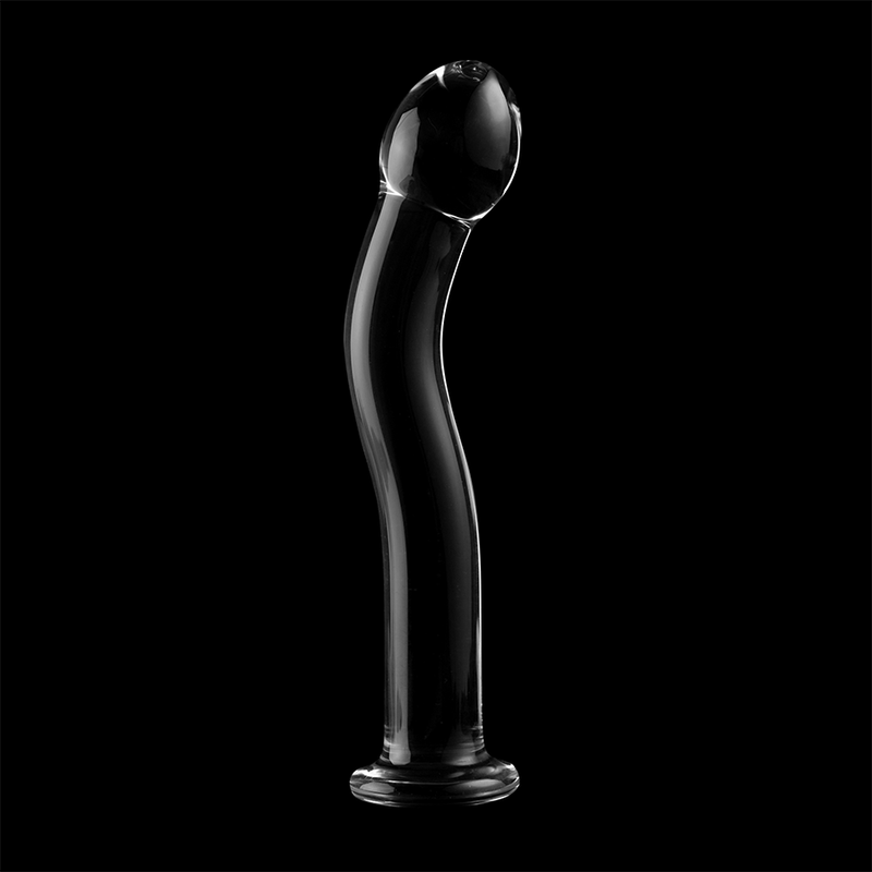 Gode en verre Nebula Ibiza modèle 18 transparent 18,5 cm 6