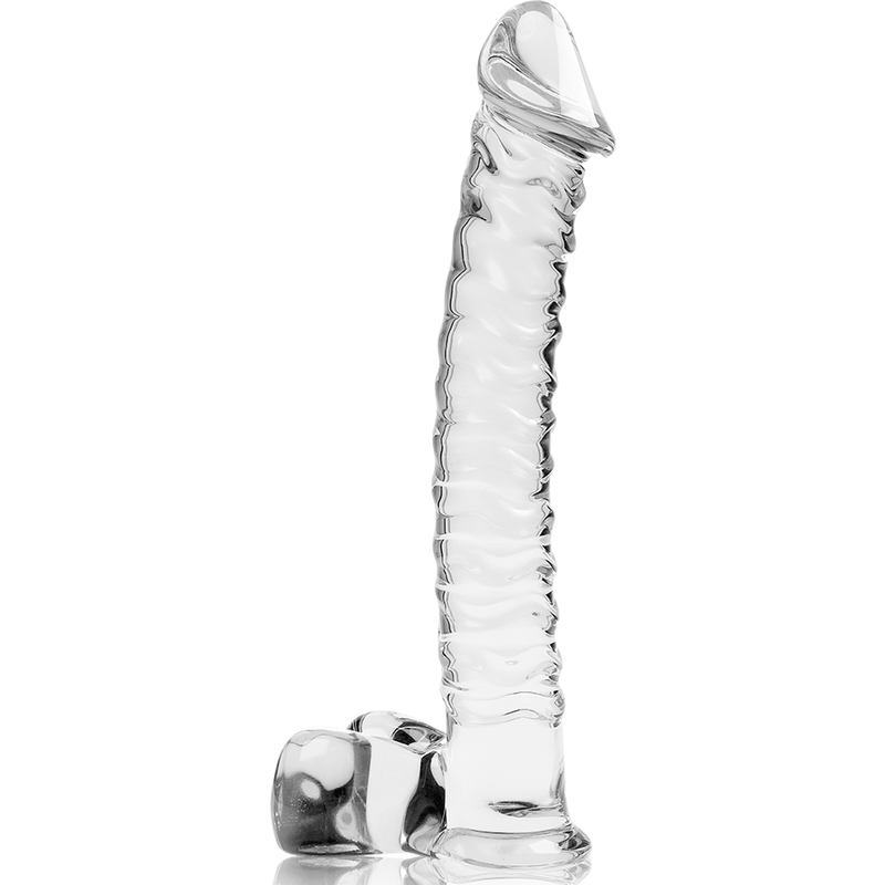 Gode en verre Nebula Ibiza modèle 23 transparent 21,5 cm 4