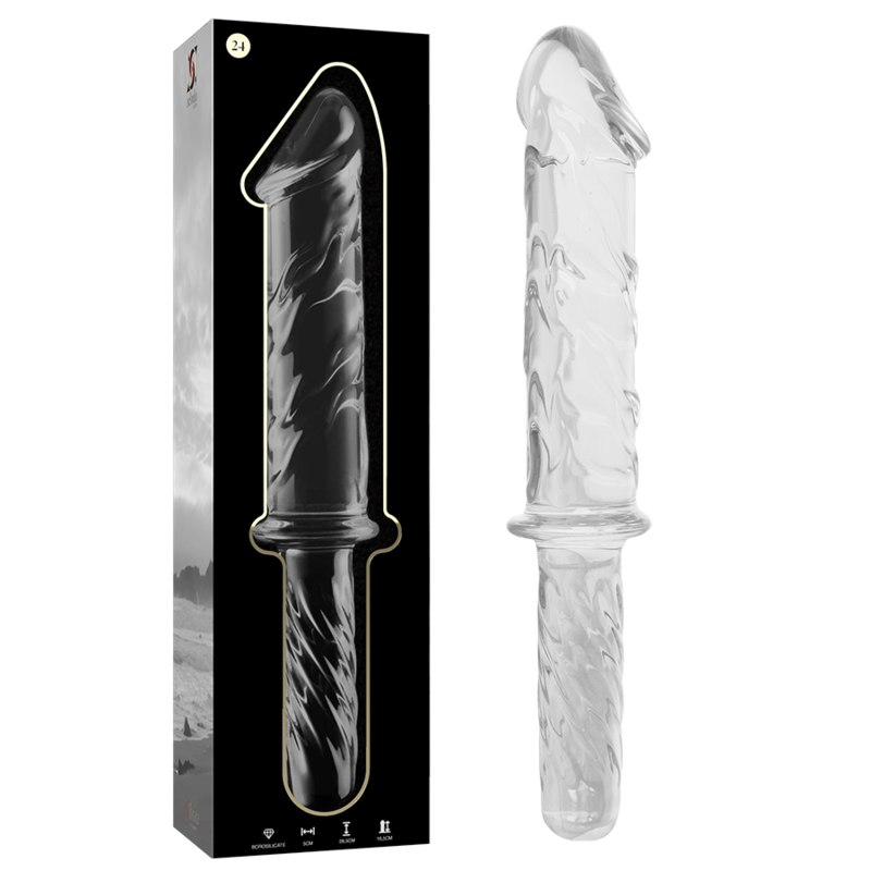 Gode en verre Nebula Ibiza modèle 24 transparent 28,5 cm 2