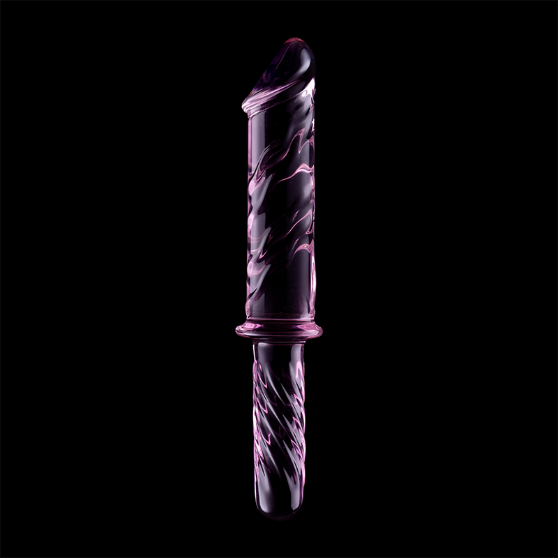 Gode en verre Nebula Ibiza modèle 24 rose 28,5 cm 6