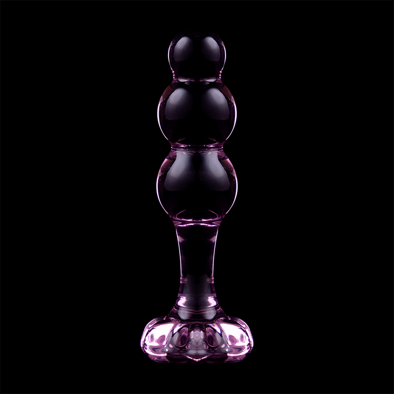 Plug anal en verre Nebula Ibiza modèle 1 rose 10,5 cm 6