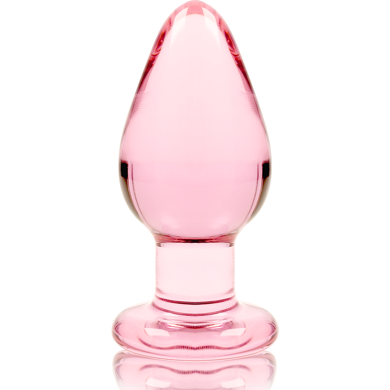 Plug anal en verre Nebula Ibiza modèle 3 rose 11 cm 4