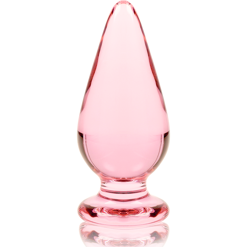Plug anal en verre Nebula Ibiza modèle 4 rose 11 cm 4