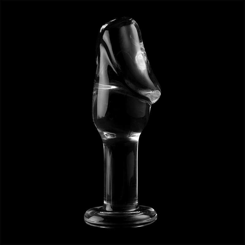 Plug anal en verre Nebula Ibiza modèle 6 transparent 12,5 cm 6