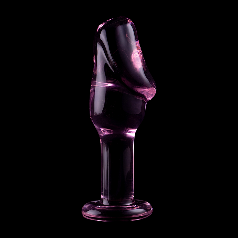 Plug anal en verre Nebula Ibiza modèle 6 rose 12,5 cm 6