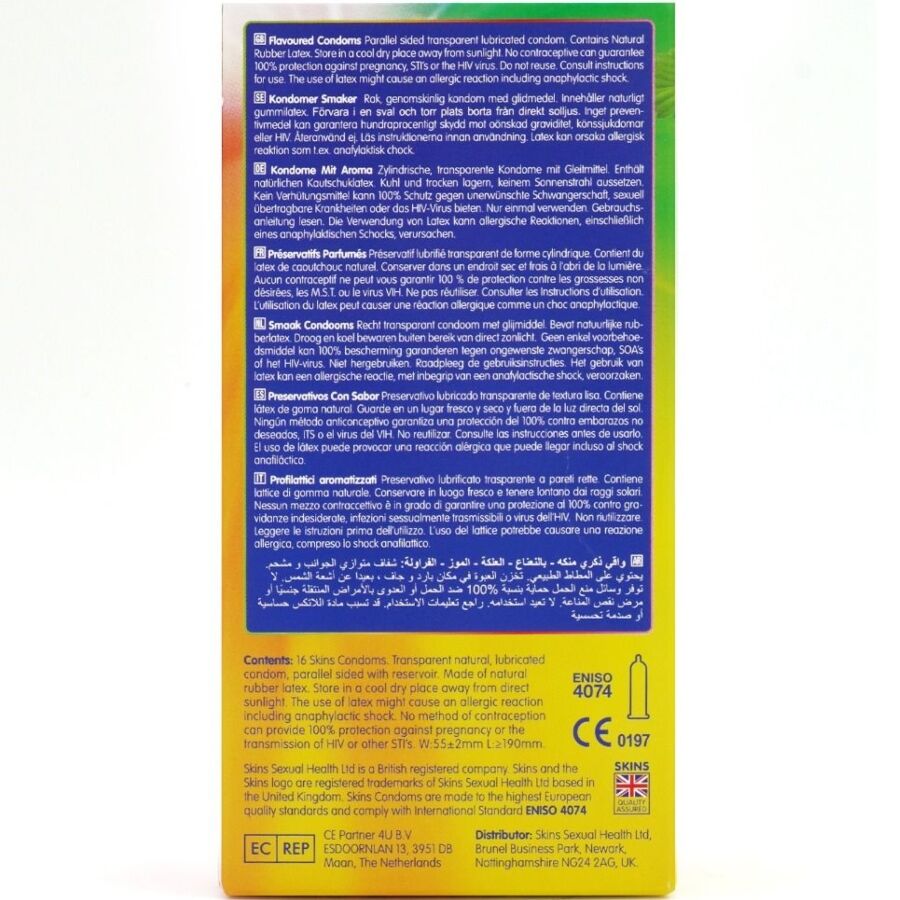Préservatifs Skins Premium multi-saveurs 16 unités 4