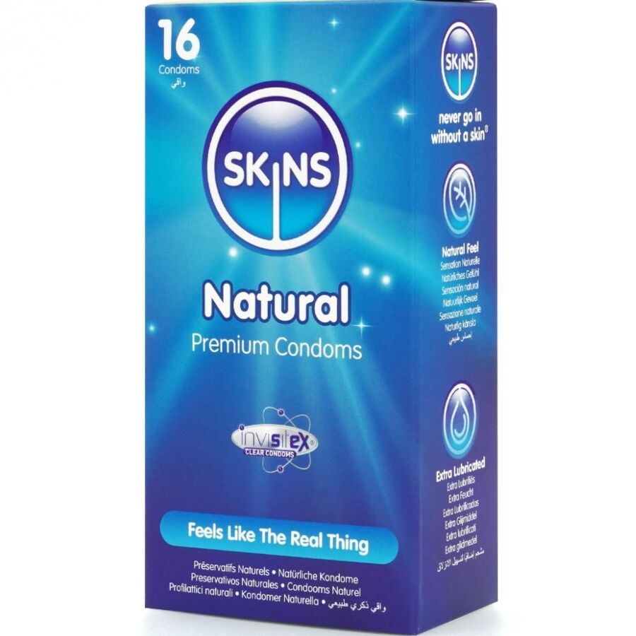 Préservatifs naturels ultra fins Skins x16 vue 2 sur 4
