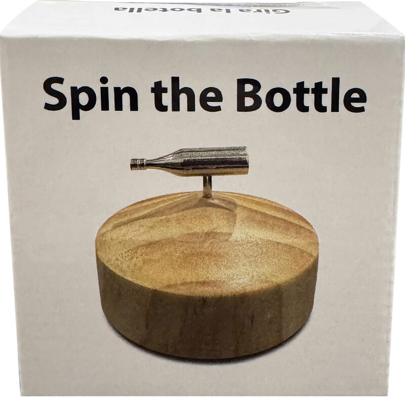 Jeu Tournez la bouteille en métal et bois Kheper Games, vue 2 sur 3