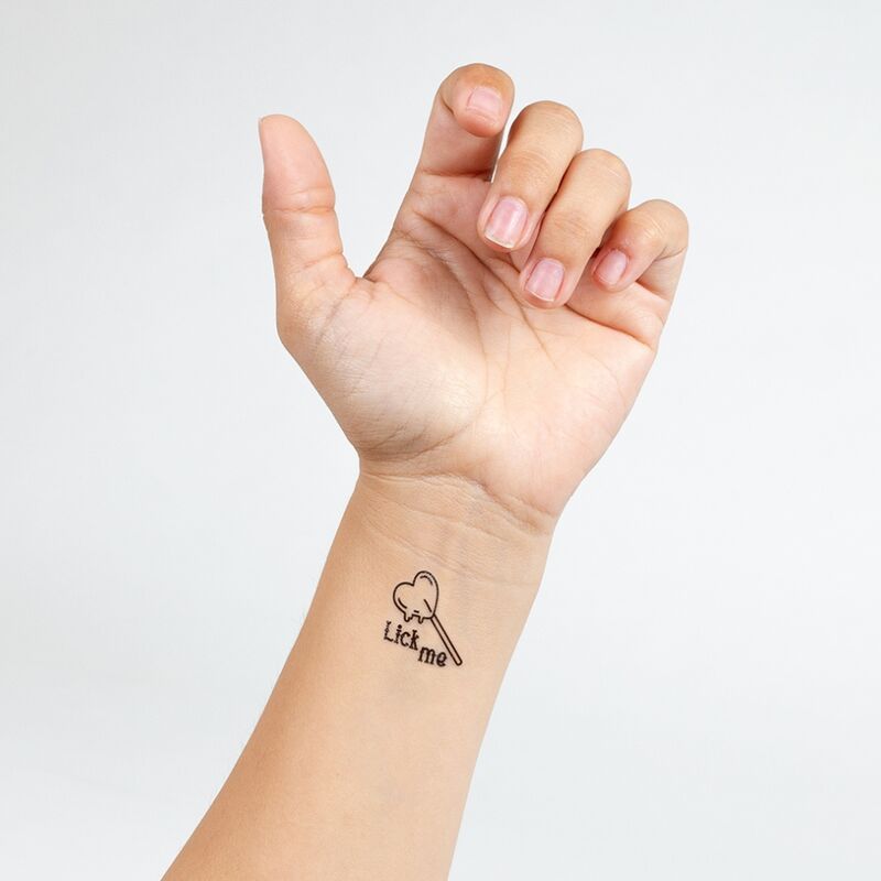 Lot de 10 tatouages temporaires Candy Collection Secret Play, vue 3 sur 5