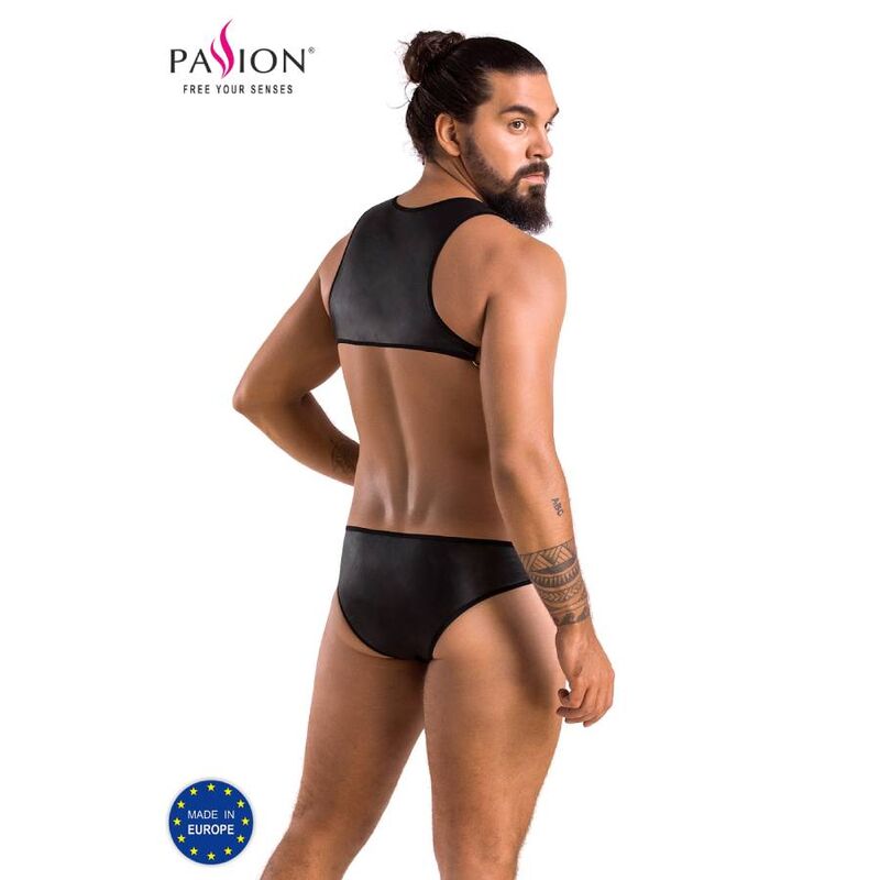 Body homme noir Passion Adam 056, vue 2 sur 6