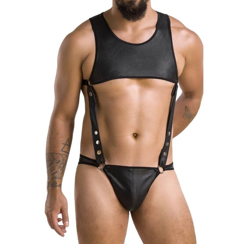 Body homme noir Passion Adam 056, vue 3 sur 6
