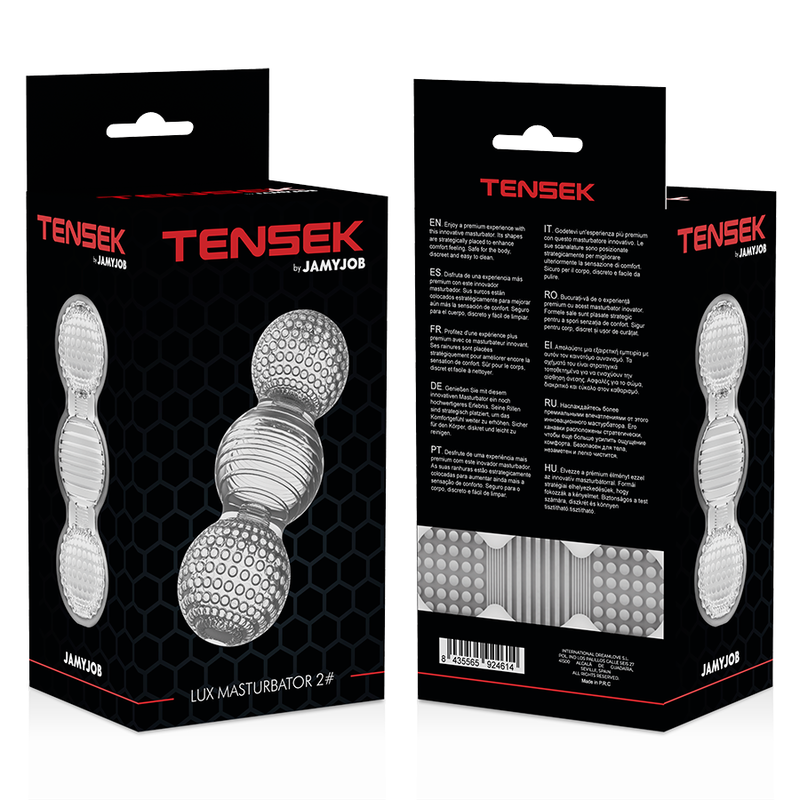 Masturbateur transparent Jamyjob Extreme Tensek 2, vue 5 sur 5