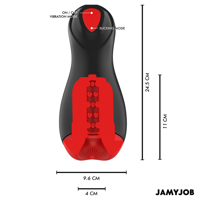 Masturbateur aspiration et vibration Jamyjob Core-X, vue 3 sur 7