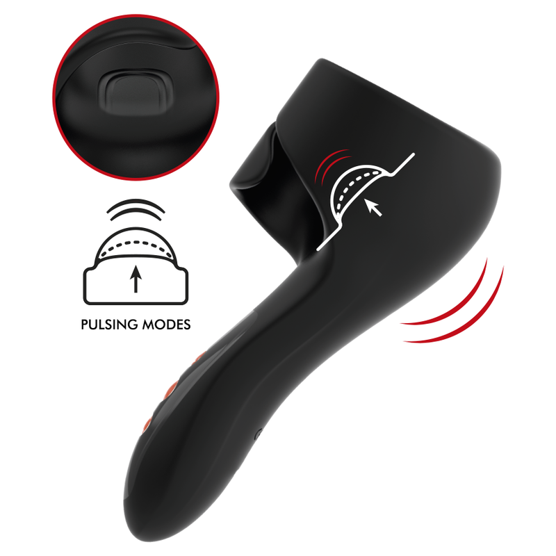 Masturbateur vibrant ailes flexibles Jamyjob Pulsar, vue 3 sur 7