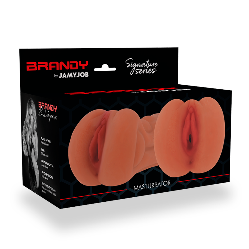 Masturbateur vagin Jamyjob Signature Brandy, vue 9 sur 10