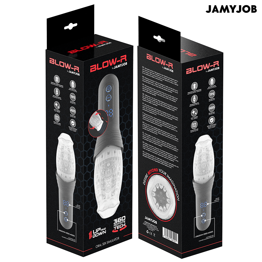 Masturbateur poussée et rotation Jamyjob Blow-R, vue 5 sur 8