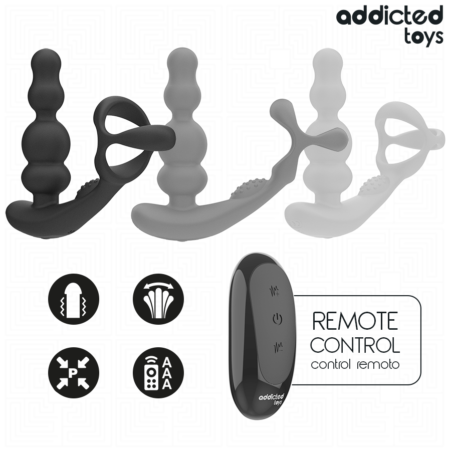 masseur de prostate rotatif télécommandé Addicted Toys vue 6 sur 8