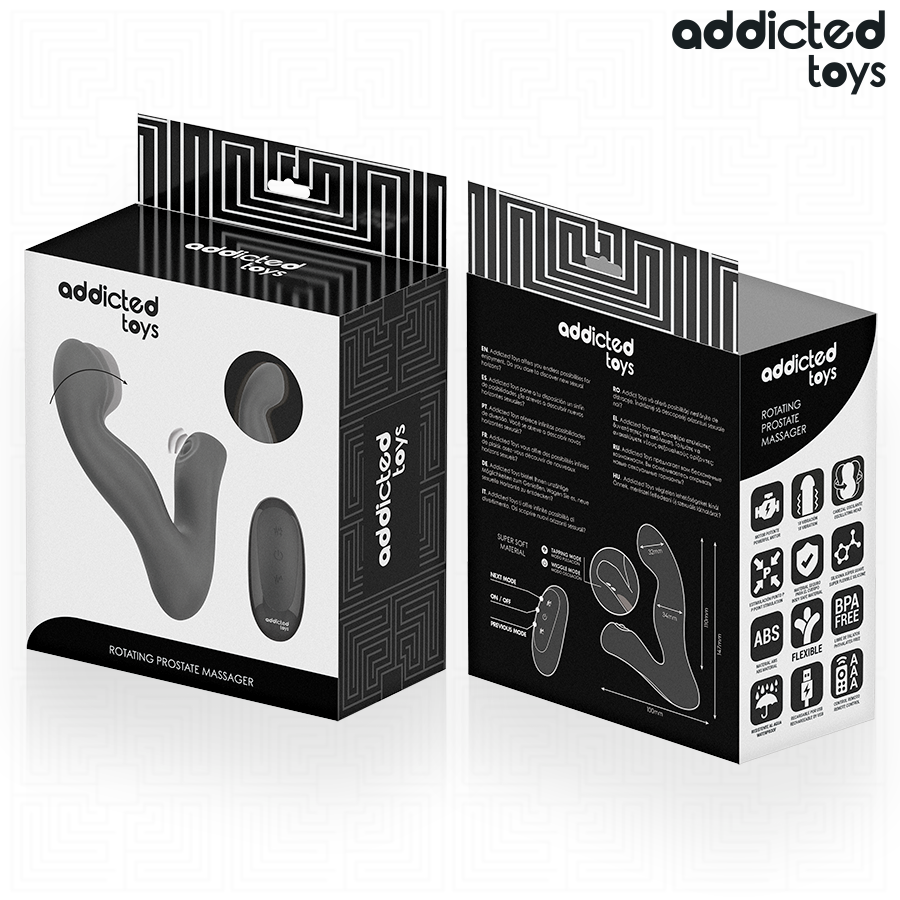 masseur de prostate oscillant télécommandé Addicted Toys vue 7 sur 7
