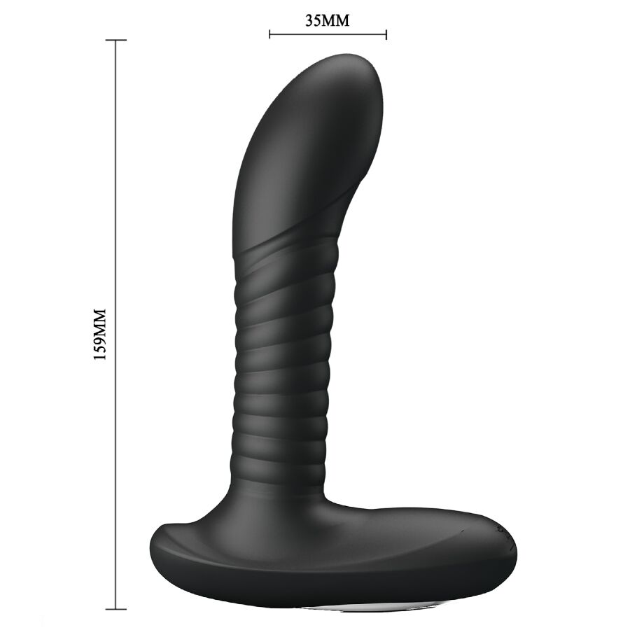 masseur de prostate rotatif et vibrant noir Mr Play vue 5 sur 7