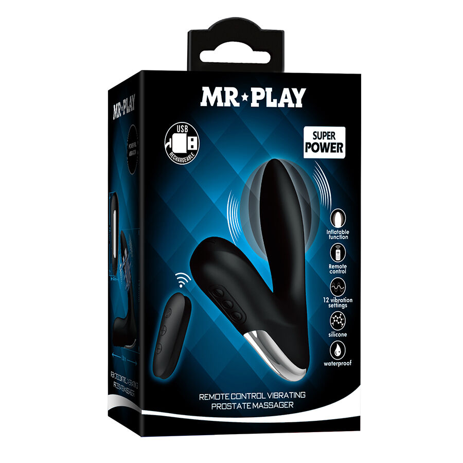 masseur de prostate gonflable vibrant télécommandé Mr Play vue 9 sur 9
