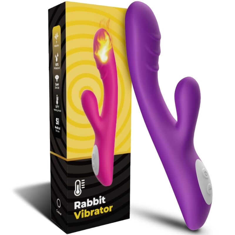 vibromasseur rabbit chauffant point G violet Spark Armony vue 5 sur 5