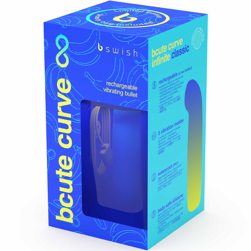 mini vibromasseur point G bleu avec trousse Bcute B Swish vue 6 sur 7