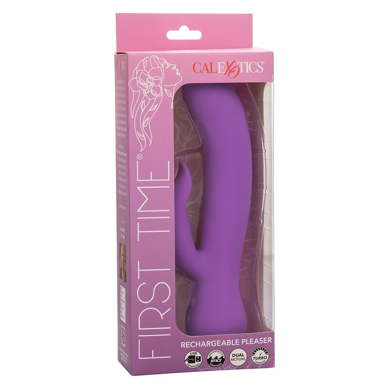 vibromasseur rabbit débutant violet First Time CalExotics vue 10 sur 10