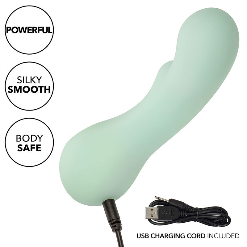 vibromasseur point G transparent aqua Bora Bora Calexotics vue 8 sur 10