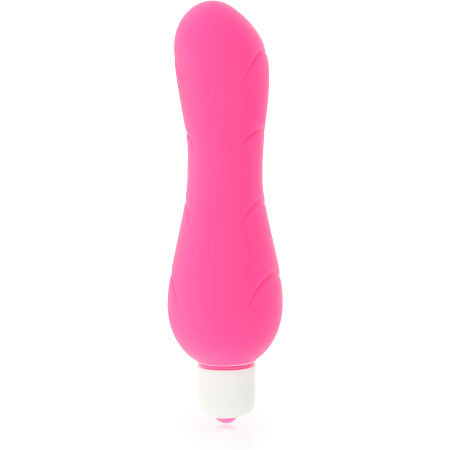 vibromasseur point G classique en silicone rose Dolce Vita vue 4 sur 4