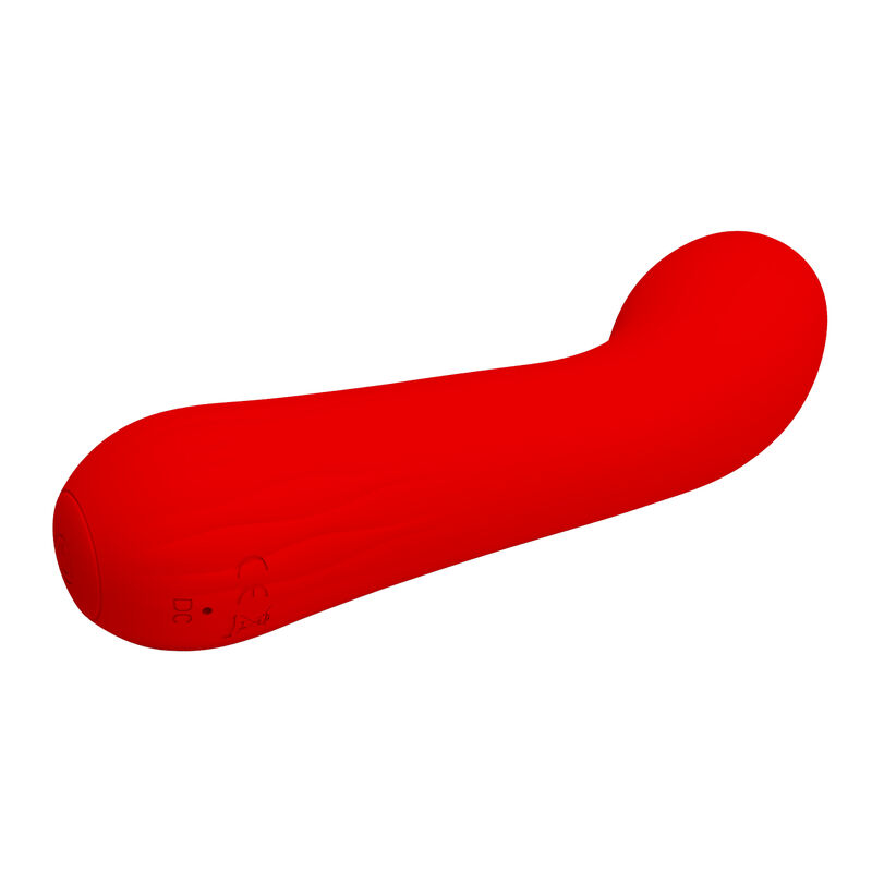 vibromasseur point G souple rouge Faun Pretty Love vue 3 sur 9