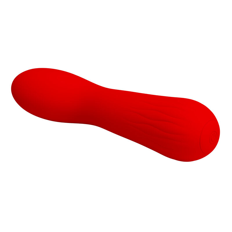 vibromasseur point G souple rouge Faun Pretty Love vue 4 sur 9