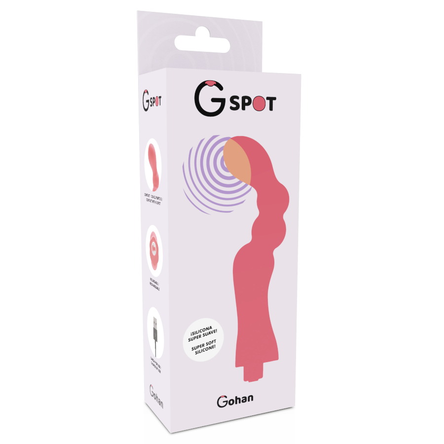 vibromasseur point G rechargeable rouge Gohan G-Spot vue 5 sur 5