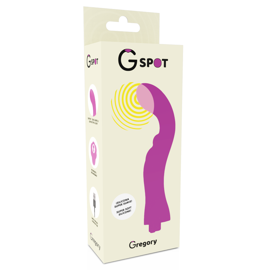 vibromasseur point G rechargeable violet Gregory G-Spot vue 5 sur 5