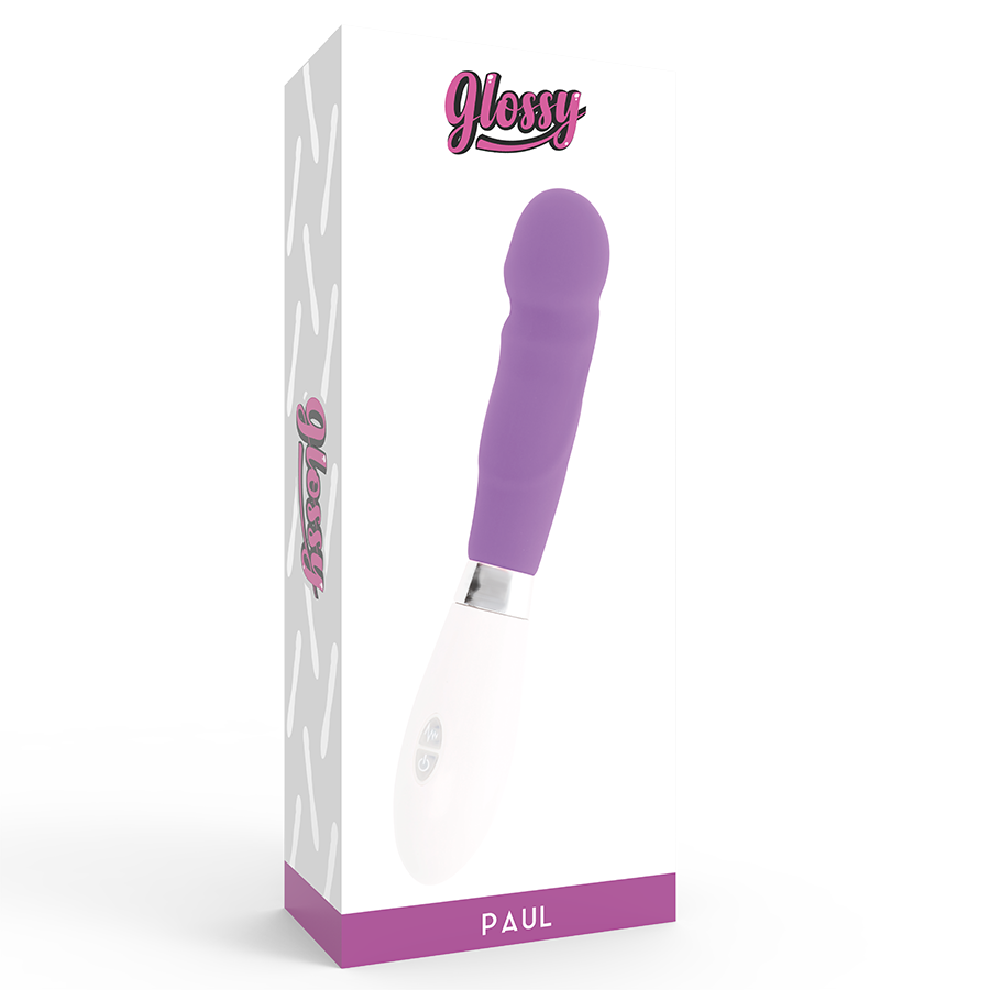 vibromasseur point G courbé violet 10 modes Paul Glossy vue 6 sur 6